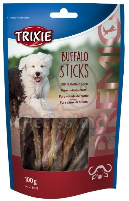 Priboljški za pse iz jagnjetine Trixie buffalo sticks, 100g